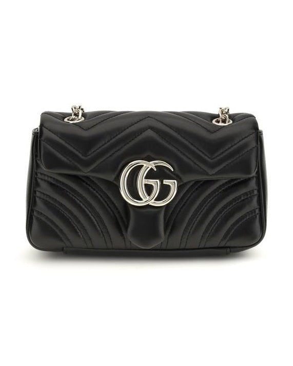 Gucci Black Calf Leather Bos Taurus Shoulder Bag