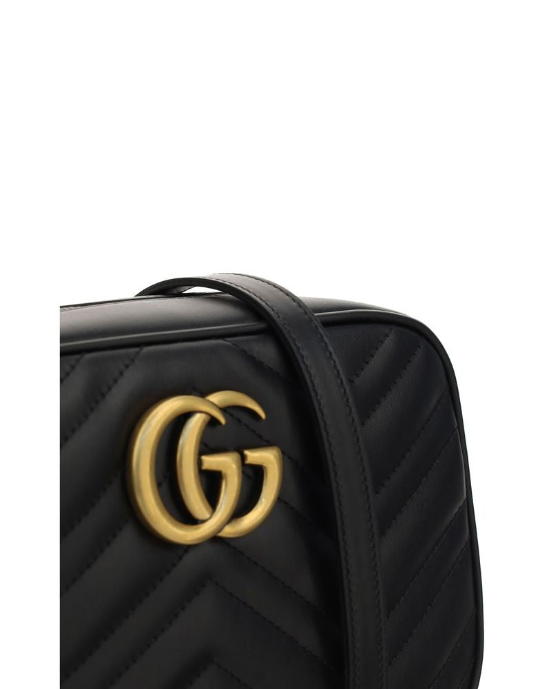 Gucci Black Calf Leather Bos Taurus Shoulder Bag Glam Steals