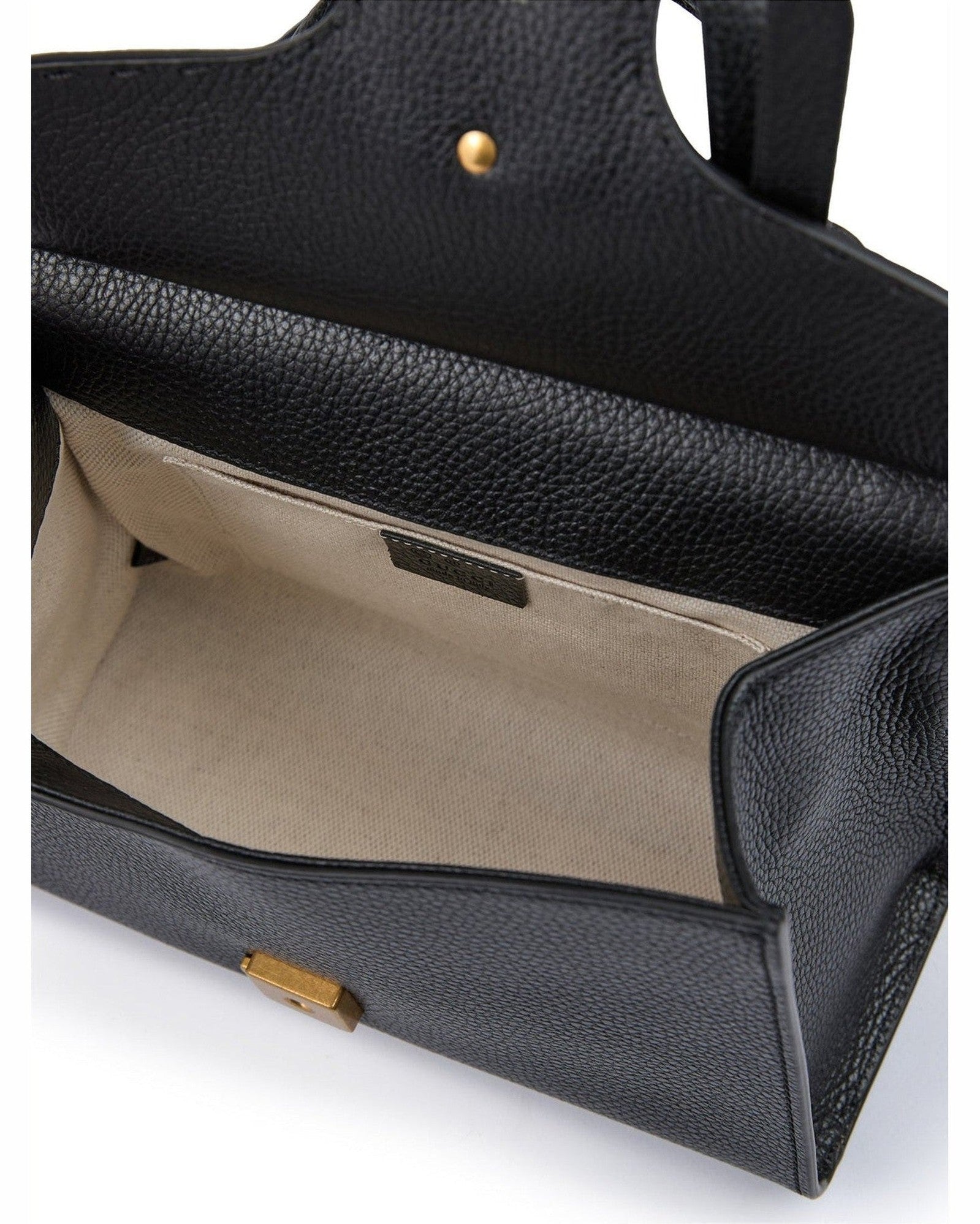 Gucci Black Leather Gg Marmont Handbag Glam Steals