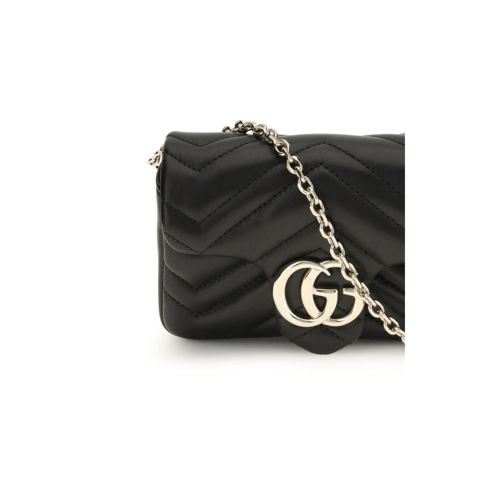 Gucci Black Leather Lamb Shoulder Bag Glam Steals
