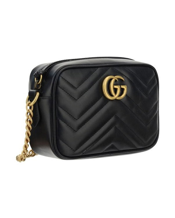 Gucci Black Leather Shoulder Bag