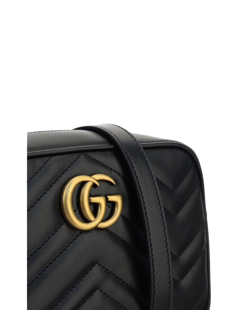 Gucci Black Leather Shoulder Bag