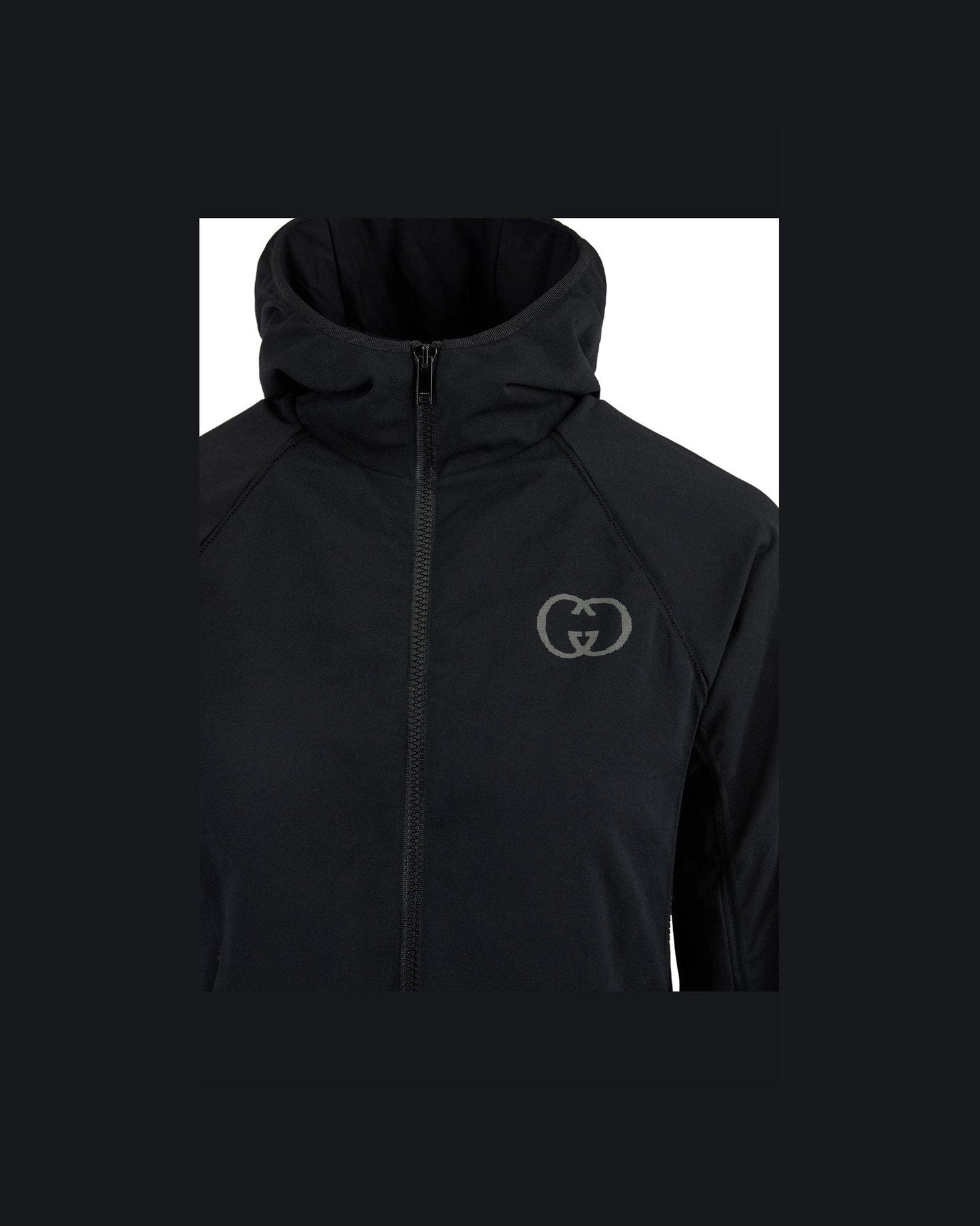 Gucci Black Polyamide Hoodie Sweatshirt Glam Steals
