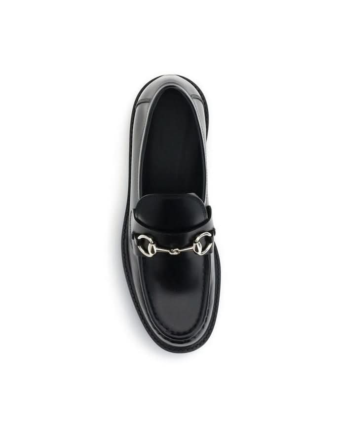 Gucci Black Slip On Loafers Glam Steals
