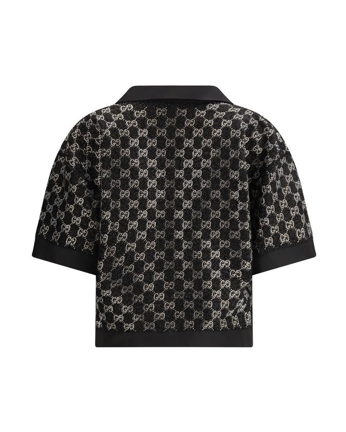 Gucci Black Viscose Top