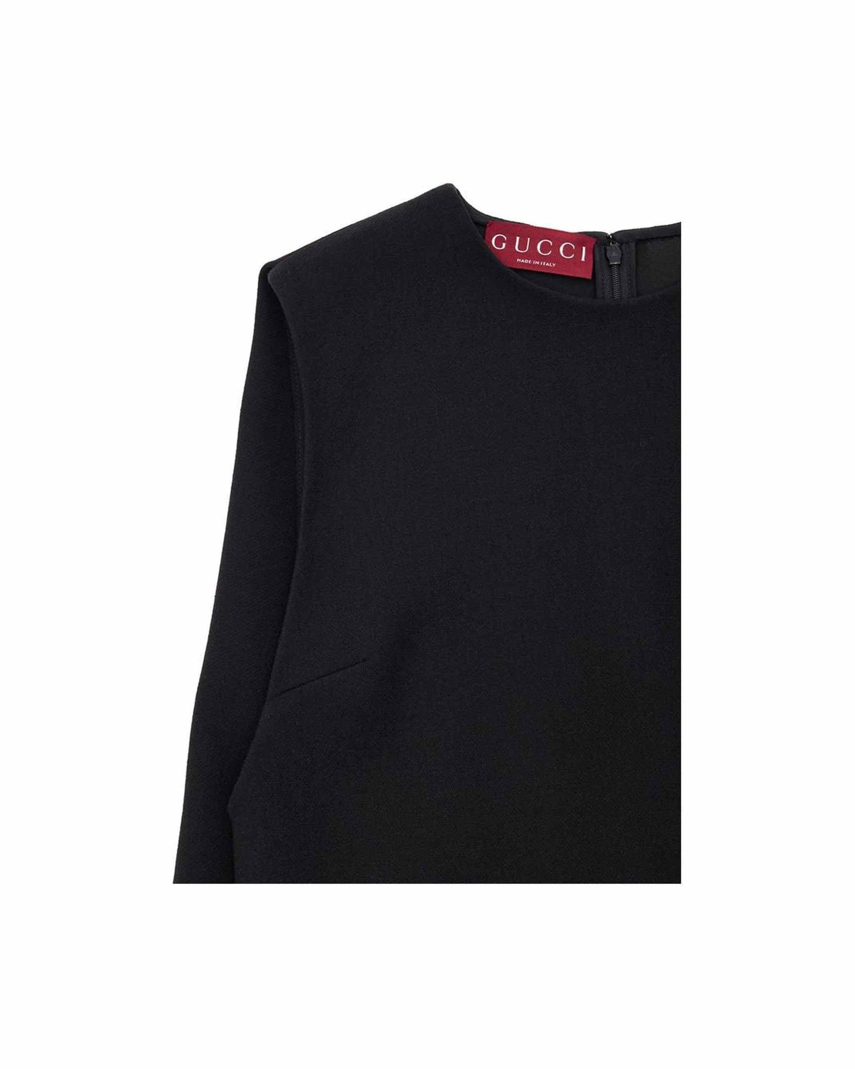 Gucci Black Wool Dress Glam Steals