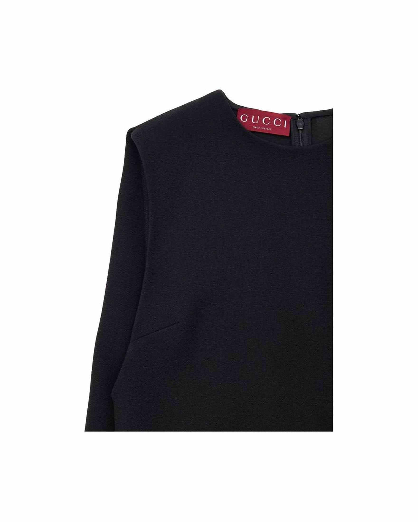 Gucci Wool Black Dress Dresses