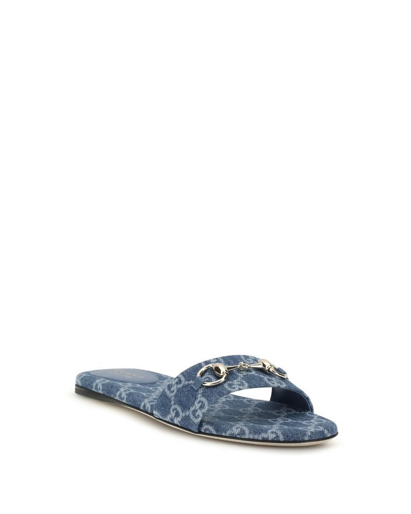 Gucci Blue Cotton Sandals Glam Steals