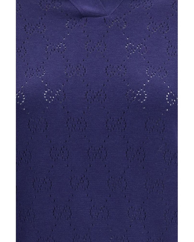 Gucci Blue Silk Top Glam Steals