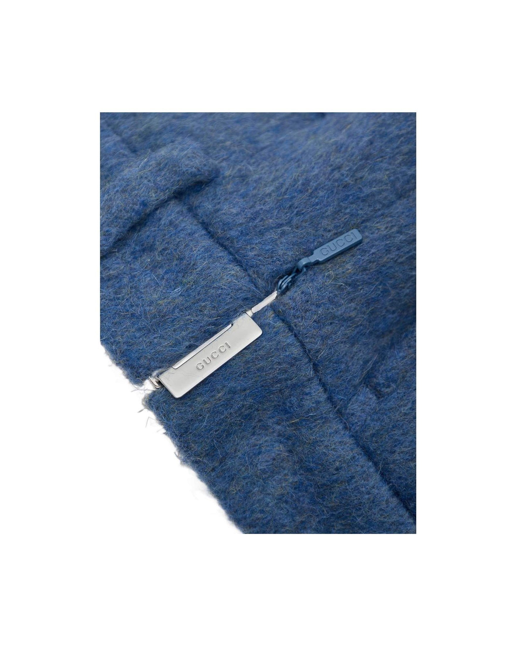 Gucci Blue Wool Short Glam Steals