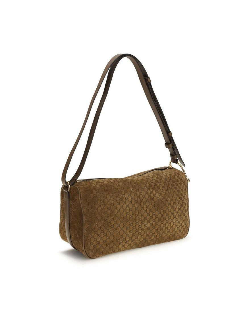 Gucci Brown Calf Leather Bos Taurus Handbag Glam Steals