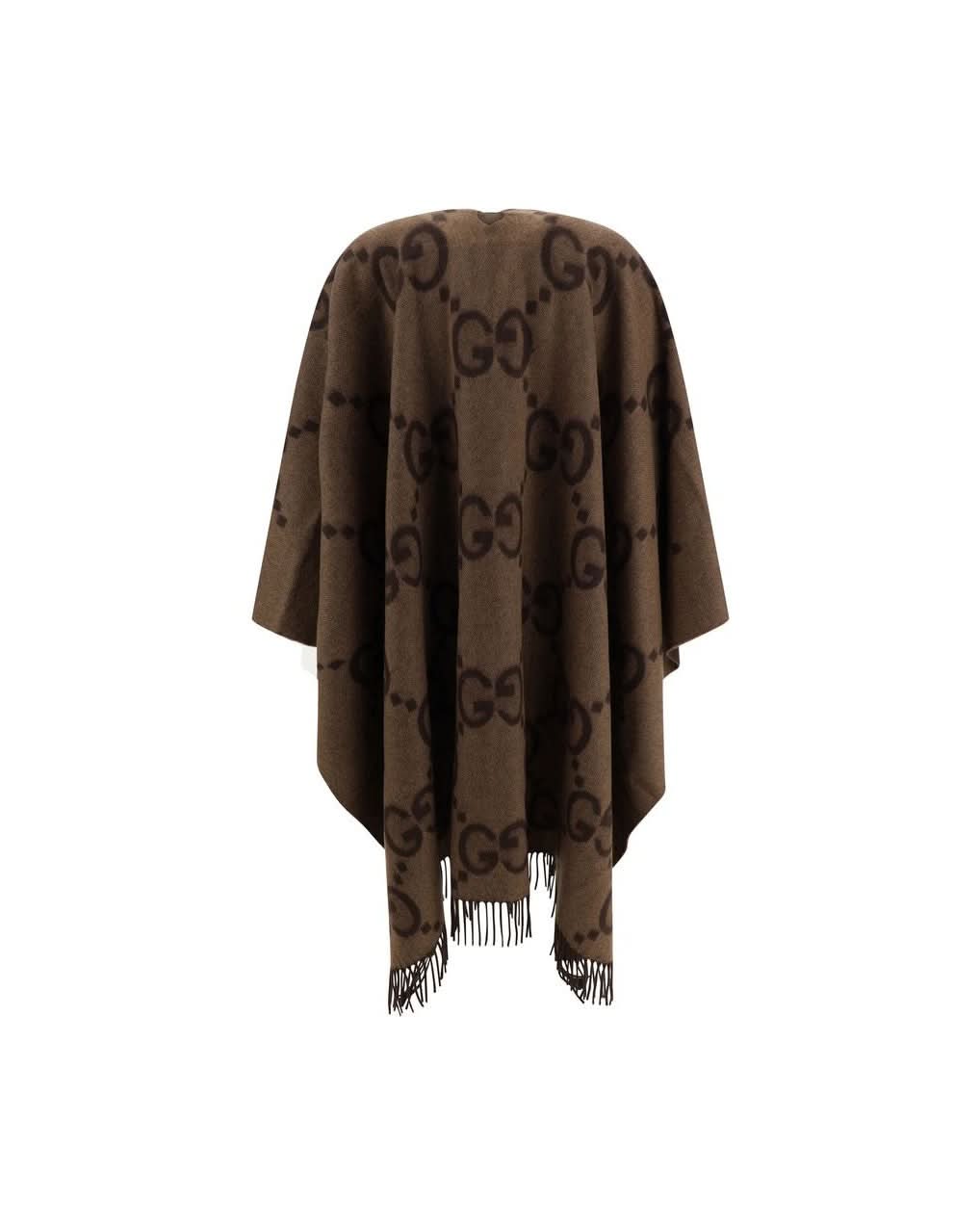 Gucci Brown Cashmere Coat Wrap Coats