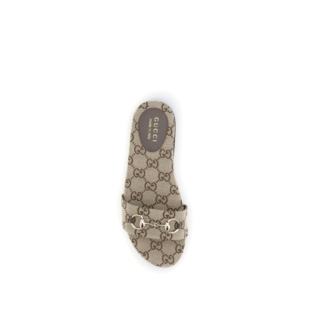 Gucci Canvas Gg Slippers Glam Steals