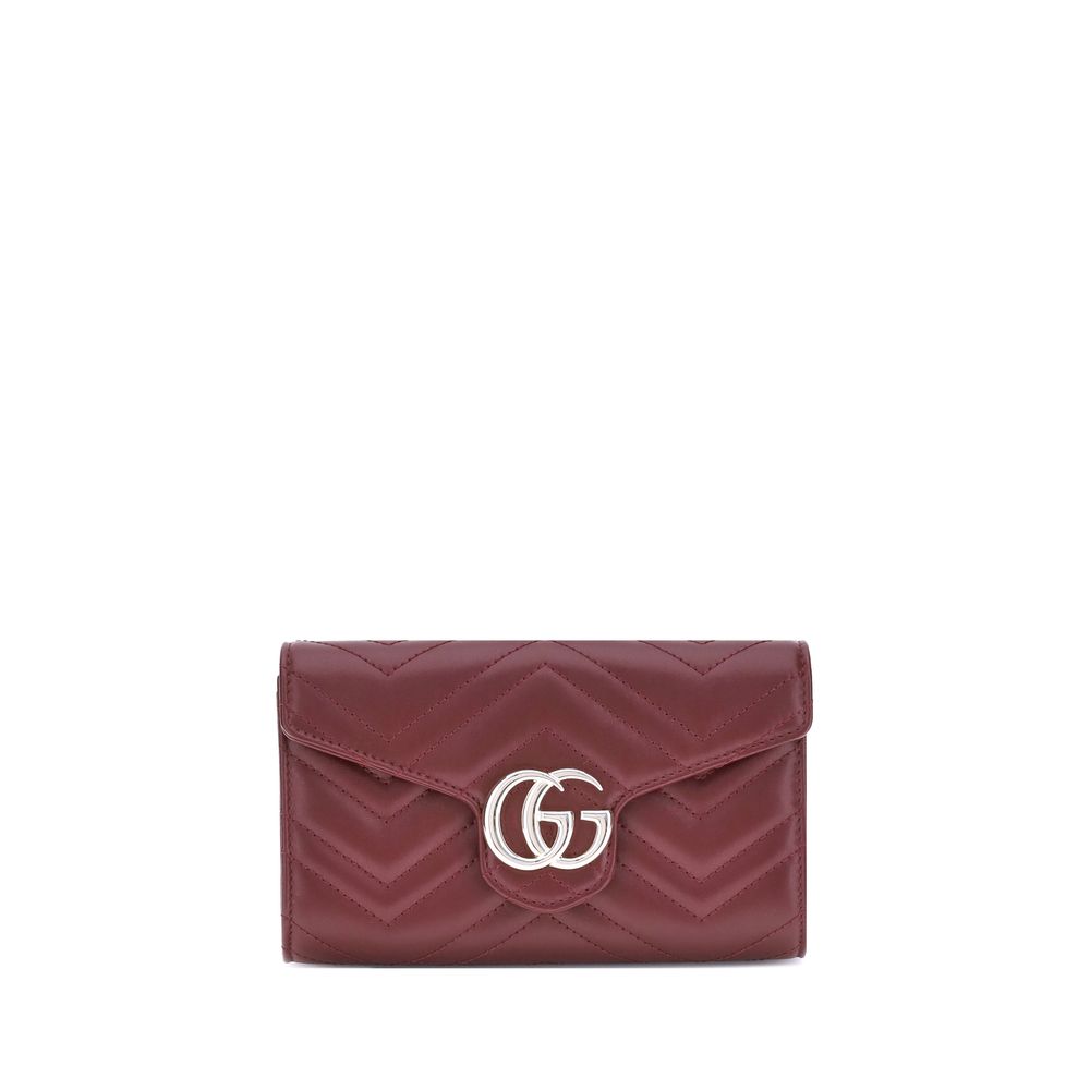 Gucci Gg Marmont Wallet With Chain Glam Steals