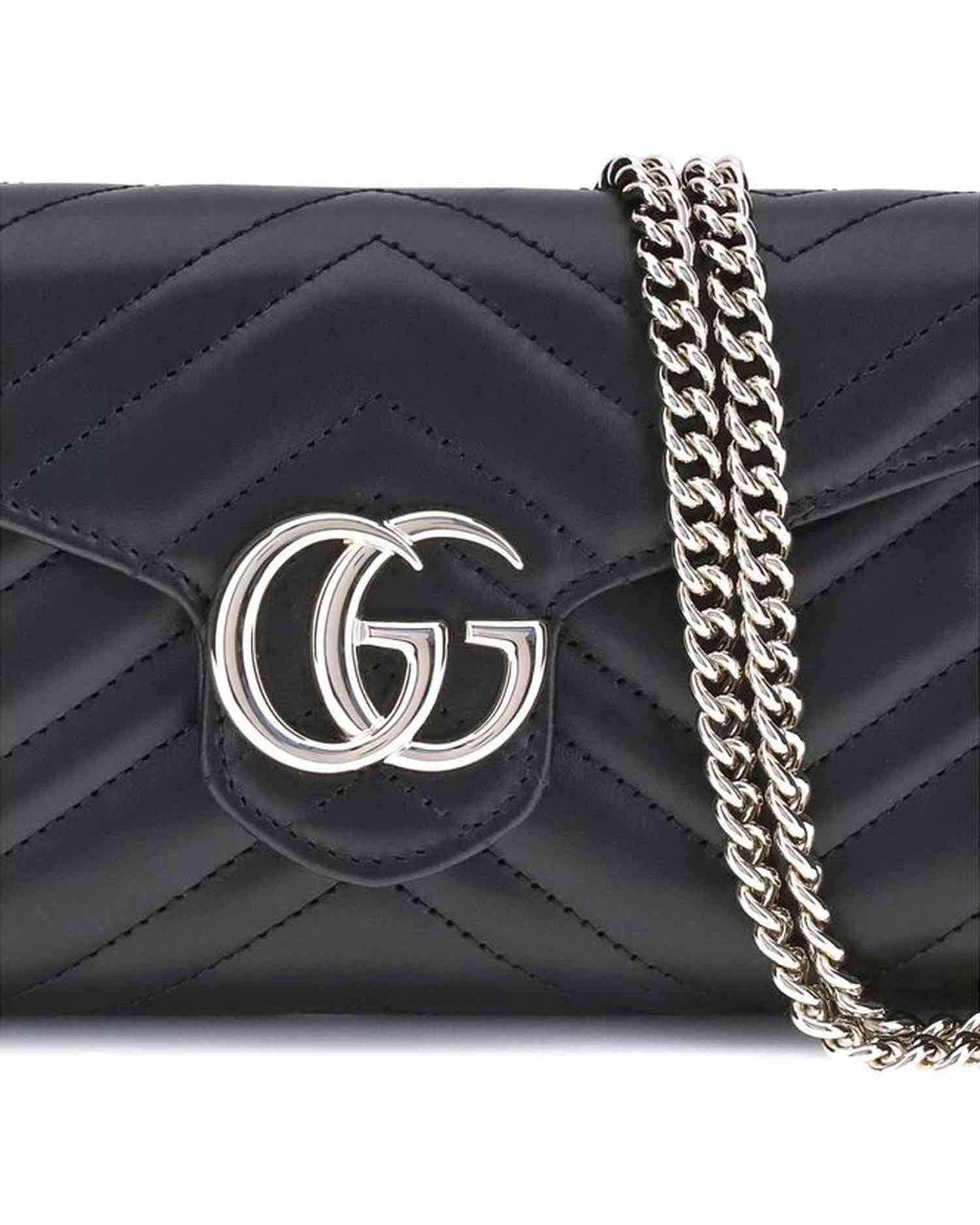 Gucci Gg Marmont Wallet With Chain Glam Steals