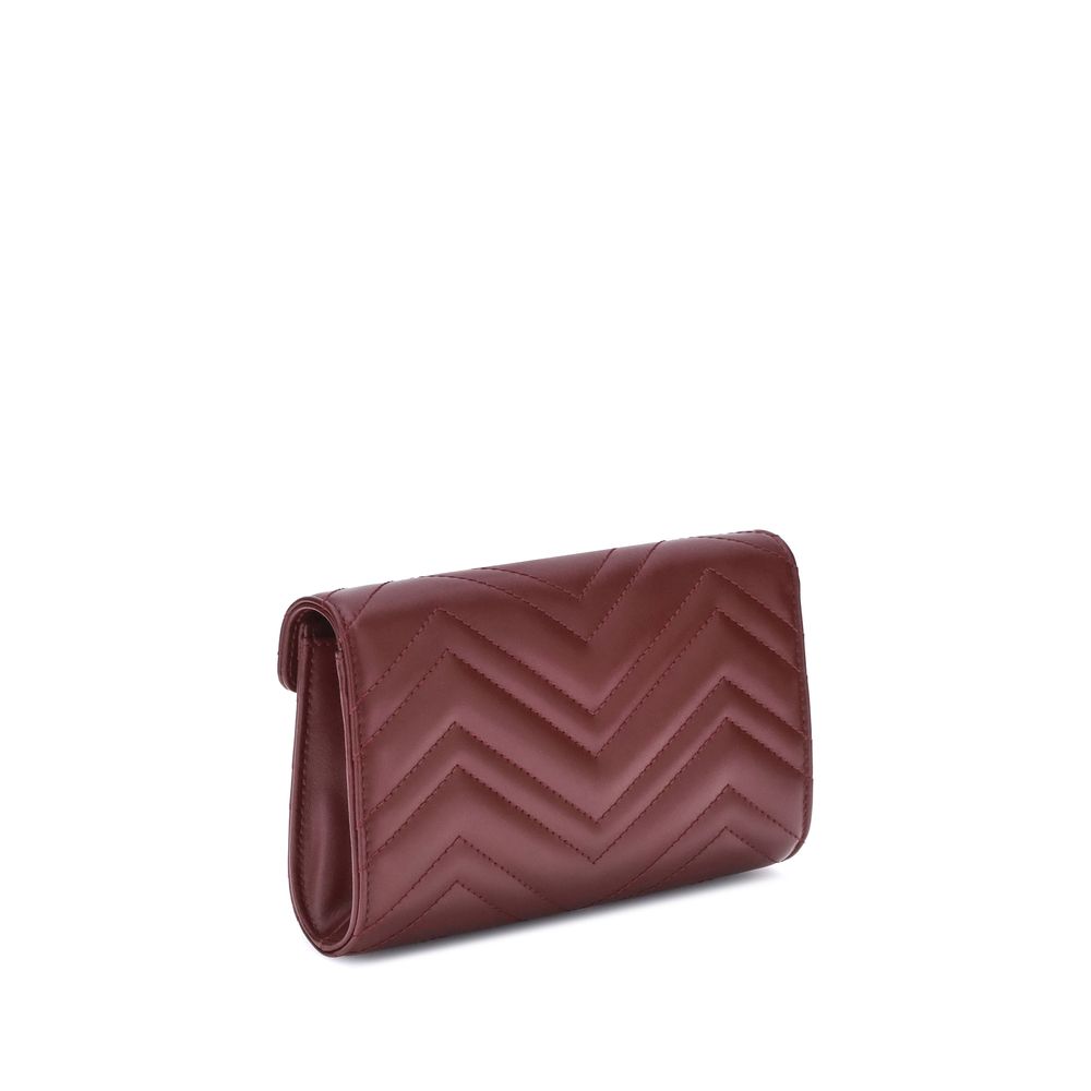 Gucci Gg Marmont Wallet With Chain Glam Steals