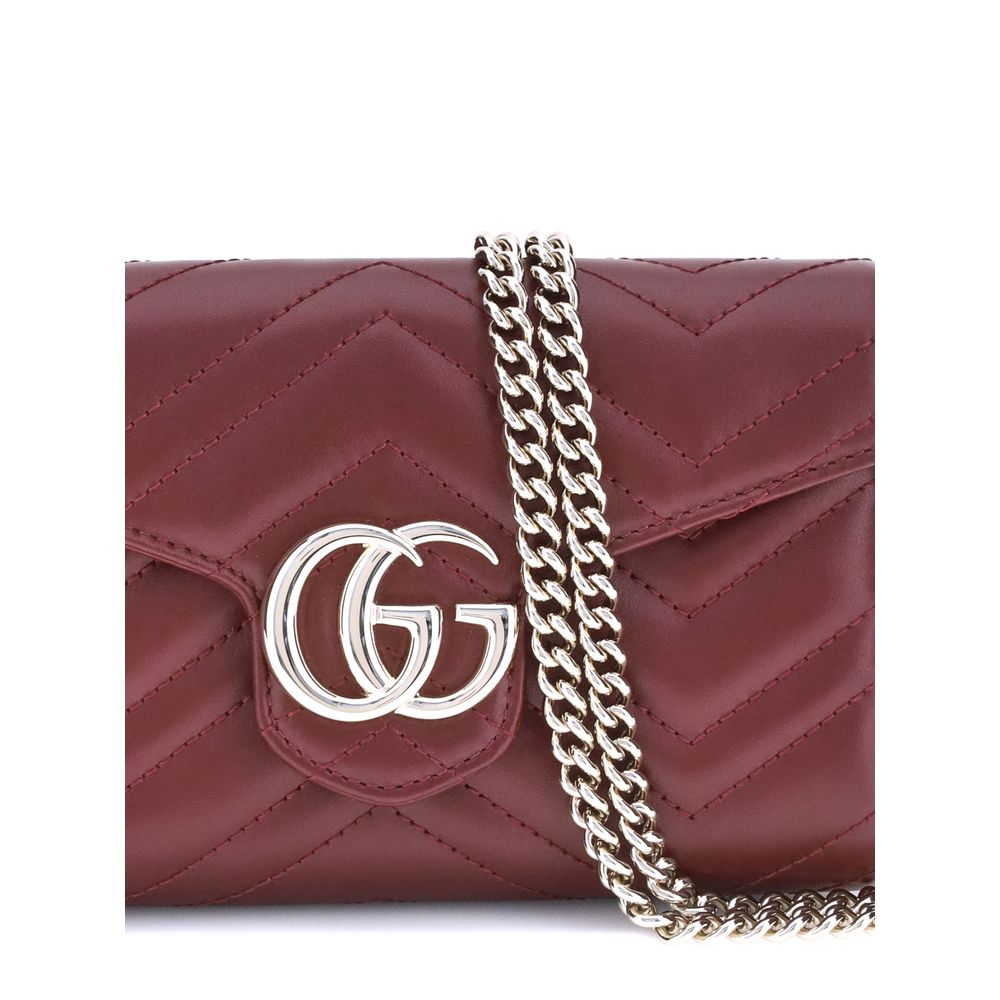 Gucci Gg Marmont Wallet With Chain Glam Steals