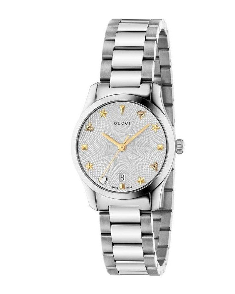 Gucci Gray Stainless Steel Watch Glam Steals