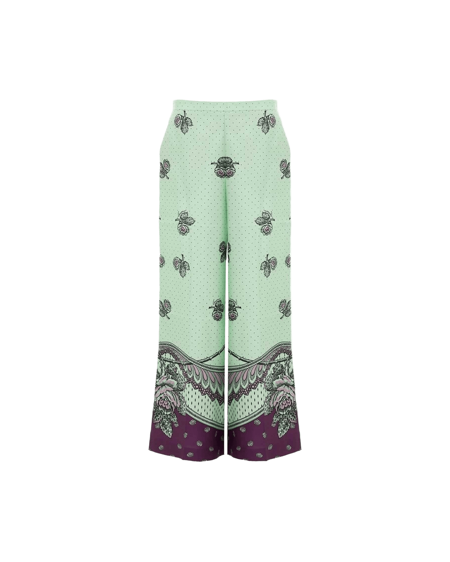 Gucci Silk Green Pant Glam Steals