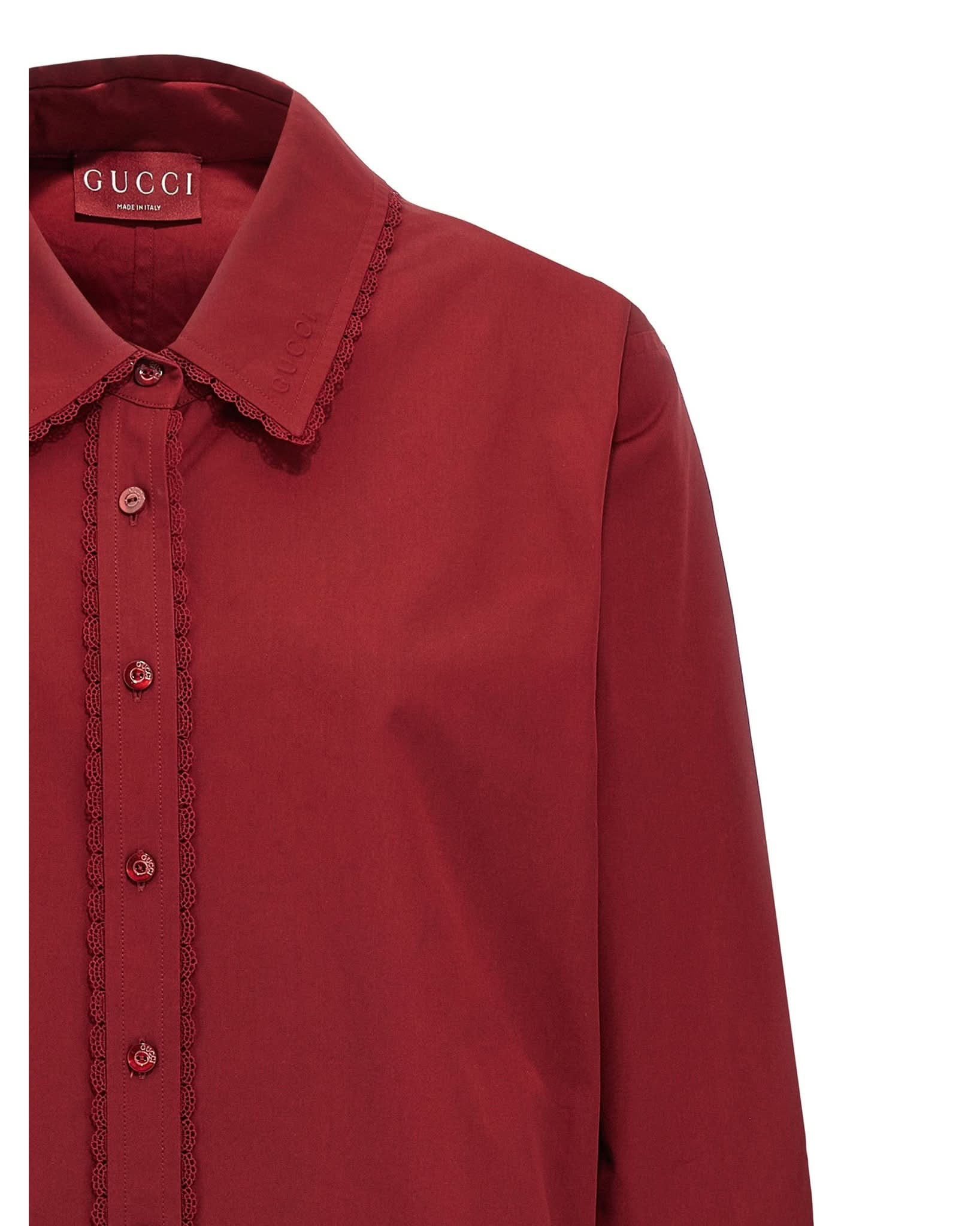 Gucci Lacing Shirt Glam Steals