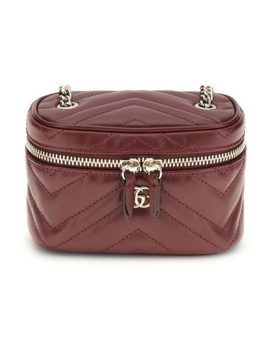 Gucci Leather Bordeaux Calf Bos Taurus Bag Glam Steals