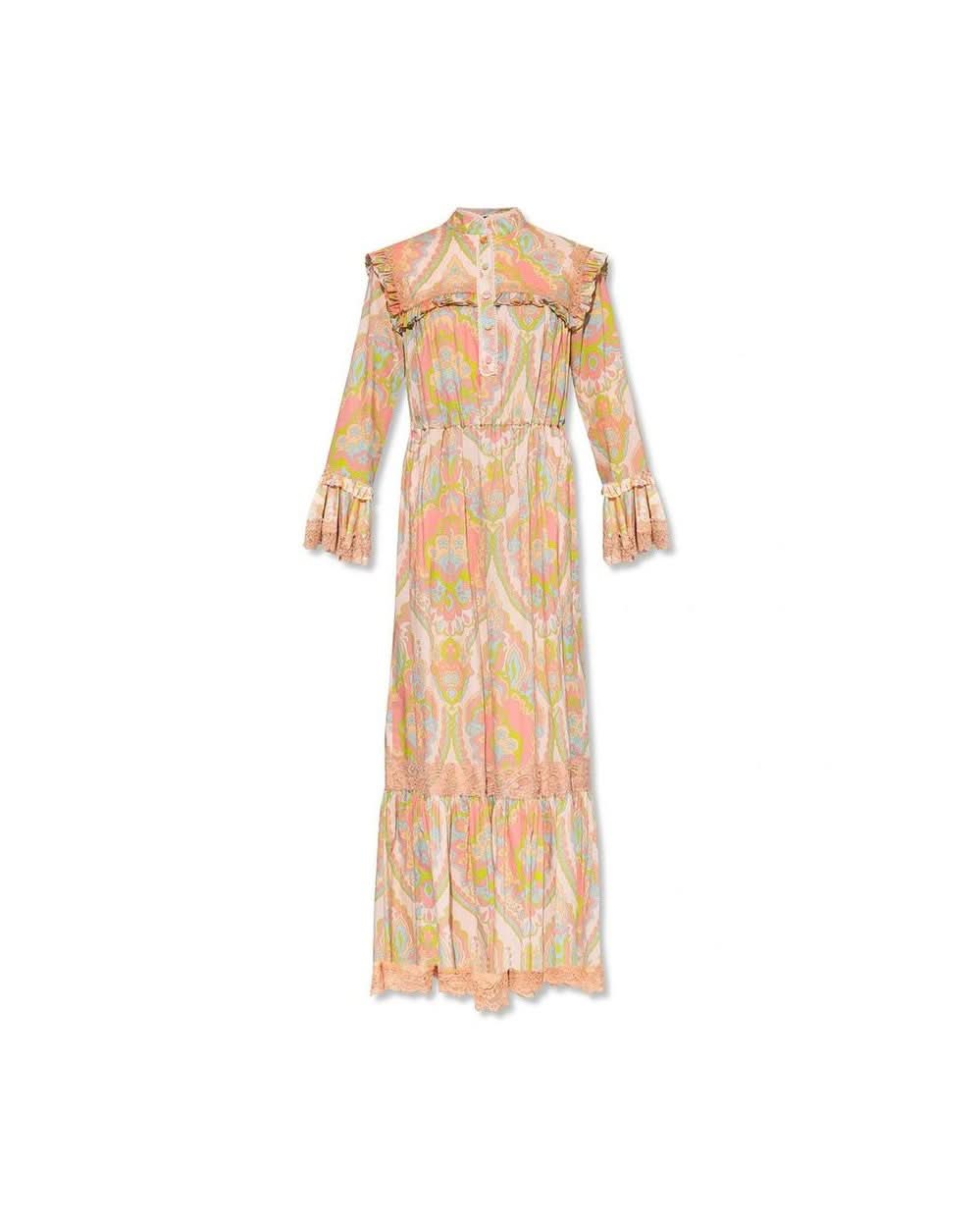 Gucci Multicolor Cotton Casual Dress Glam Steals
