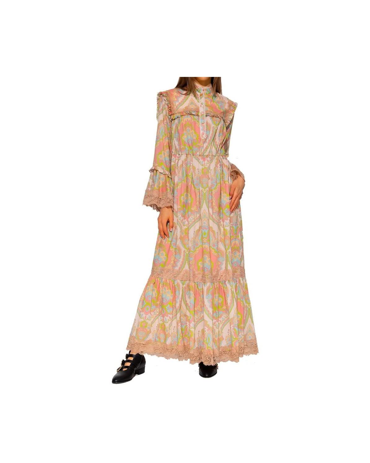 Gucci Multicolor Cotton Casual Dress Glam Steals