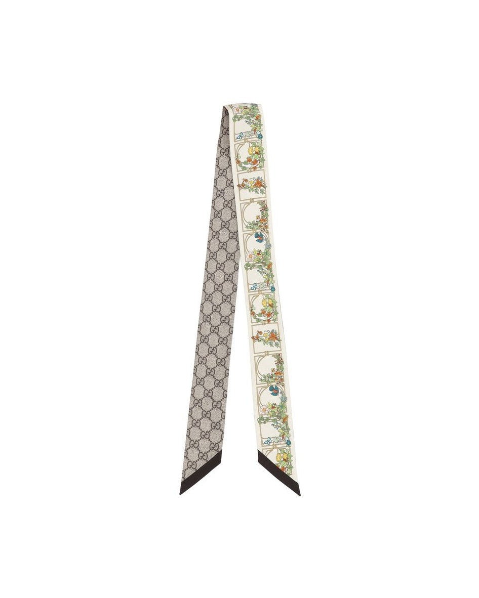 Gucci Multicolor Silk Scarf Glam Steals