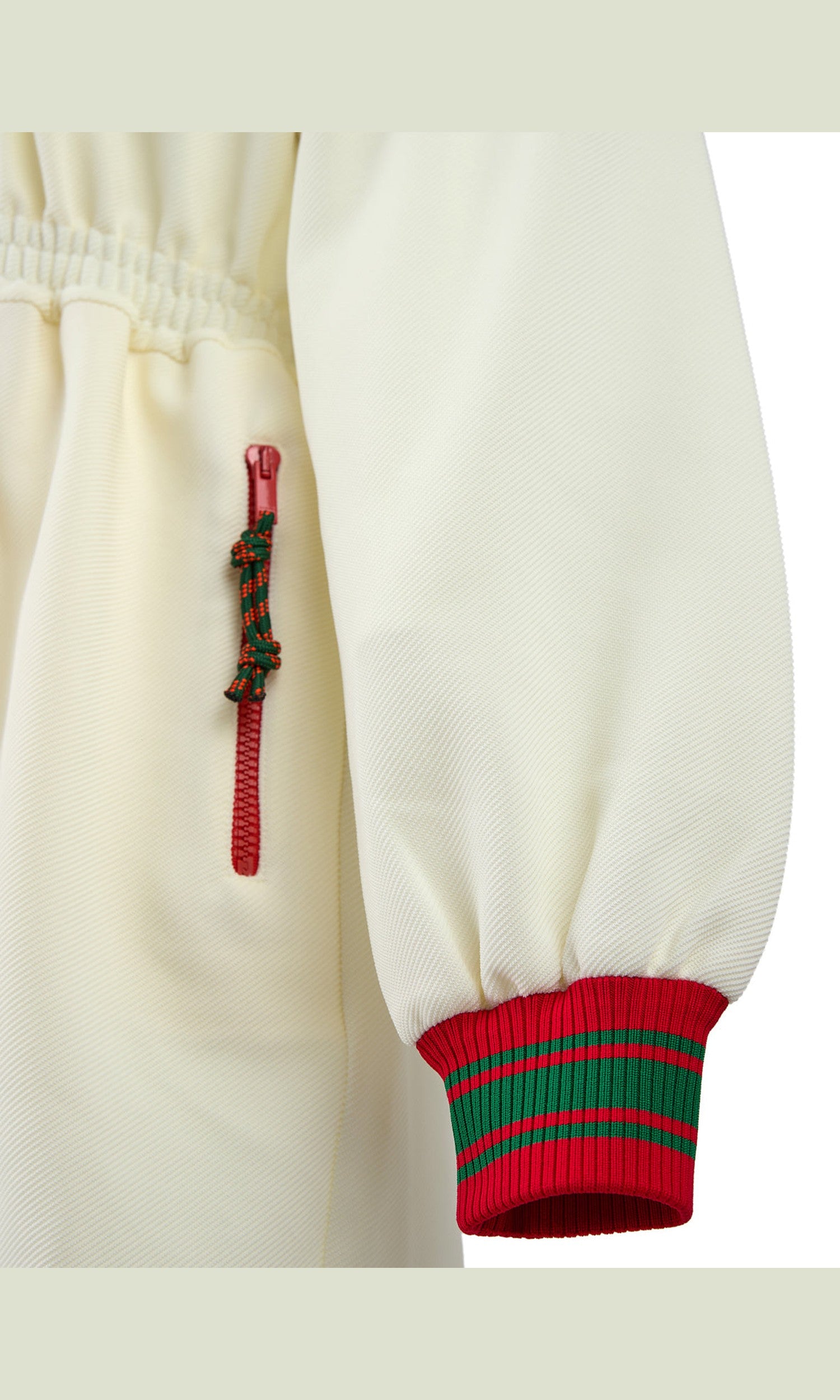 Gucci Polyester Cream Hooded Logo Sweatsuit Glam Steals