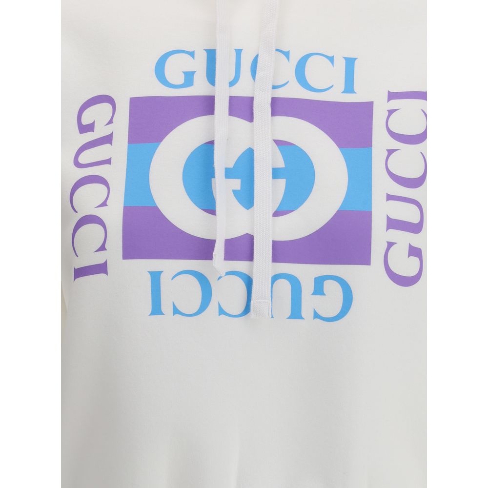 Gucci Printed Logo Hoodie Glam Steals