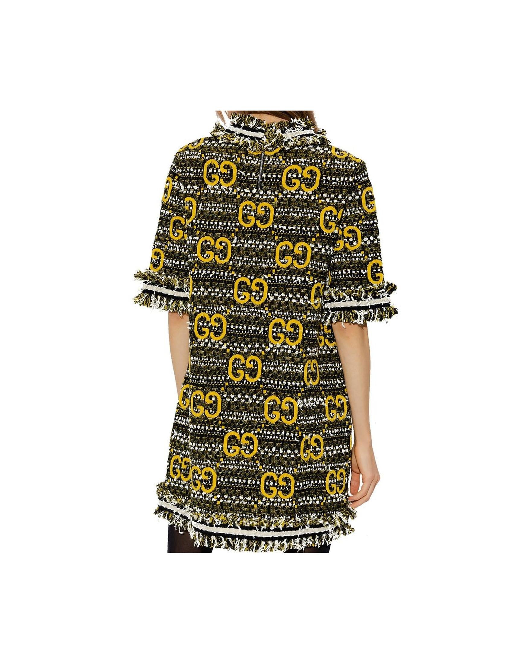 Gucci Tweed Mini Dress Glam Steals