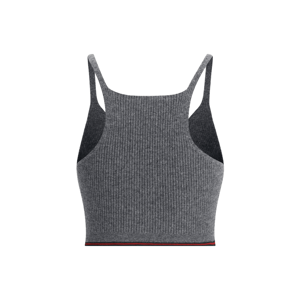 Gucci V Neck Ribbed Top Glam Steals