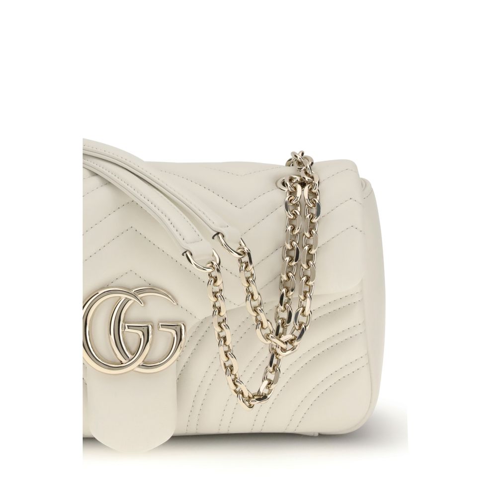 Gucci White Calf Leather Bos Taurus Handbag Glam Steals