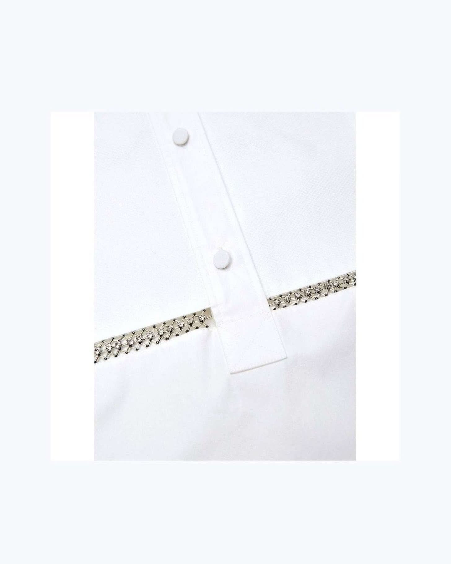 Gucci Cotton White Shirt Blouses