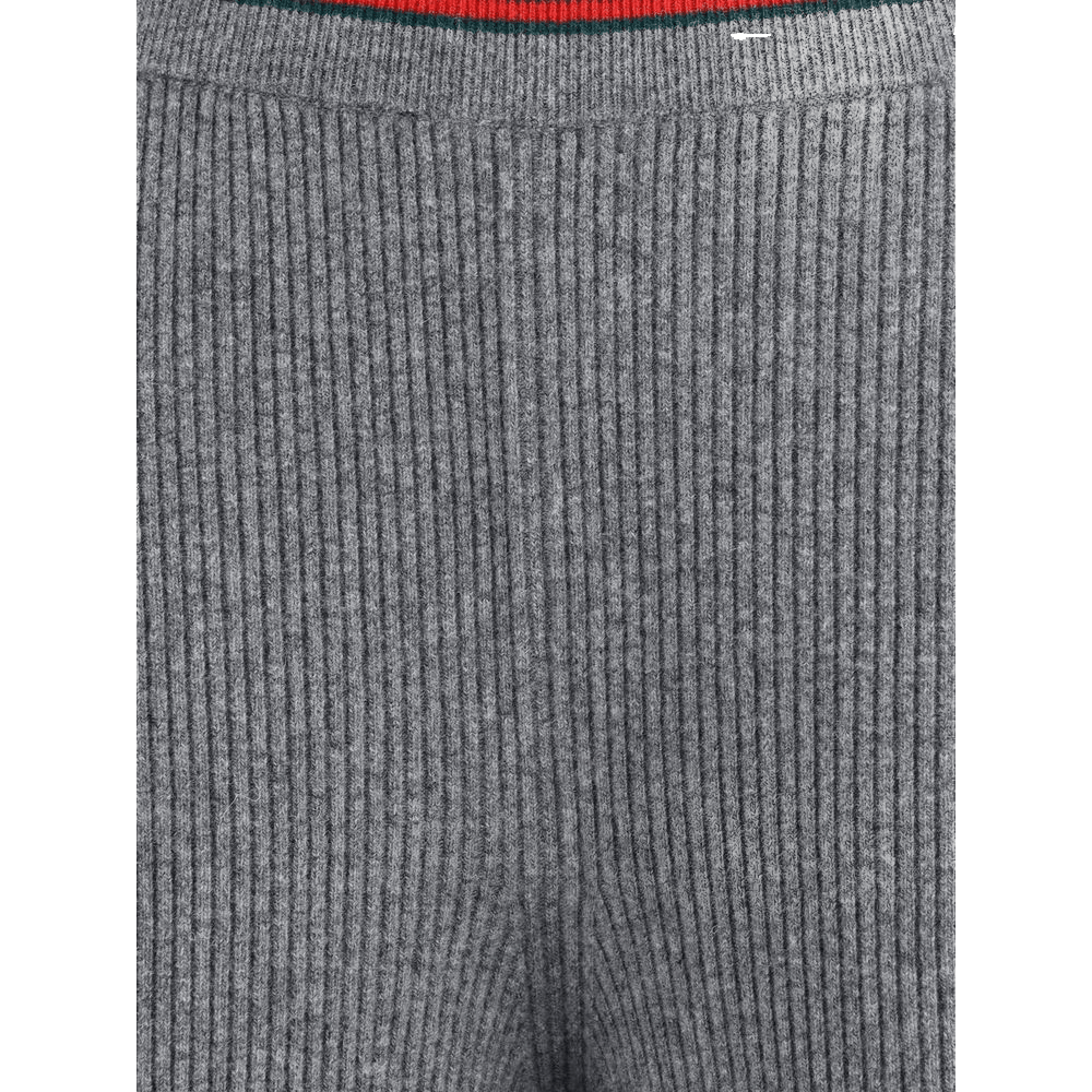 Gucci Wool Ribbed Trouser Glam Steals