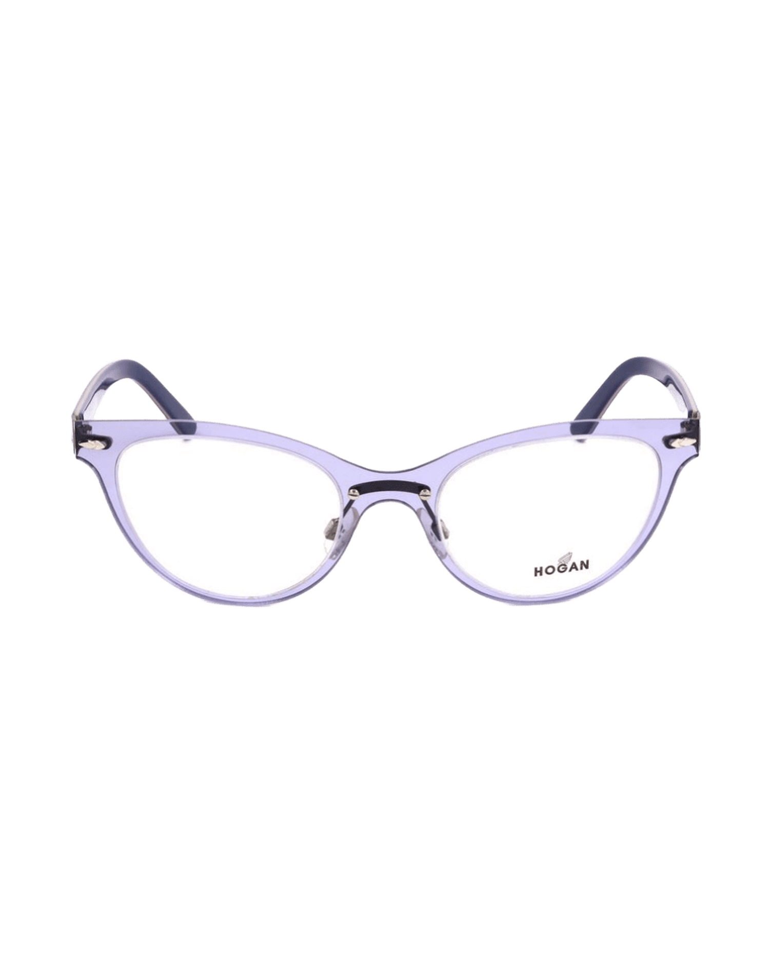 Hogan Plastic Light Blue Frame Eyeglasses