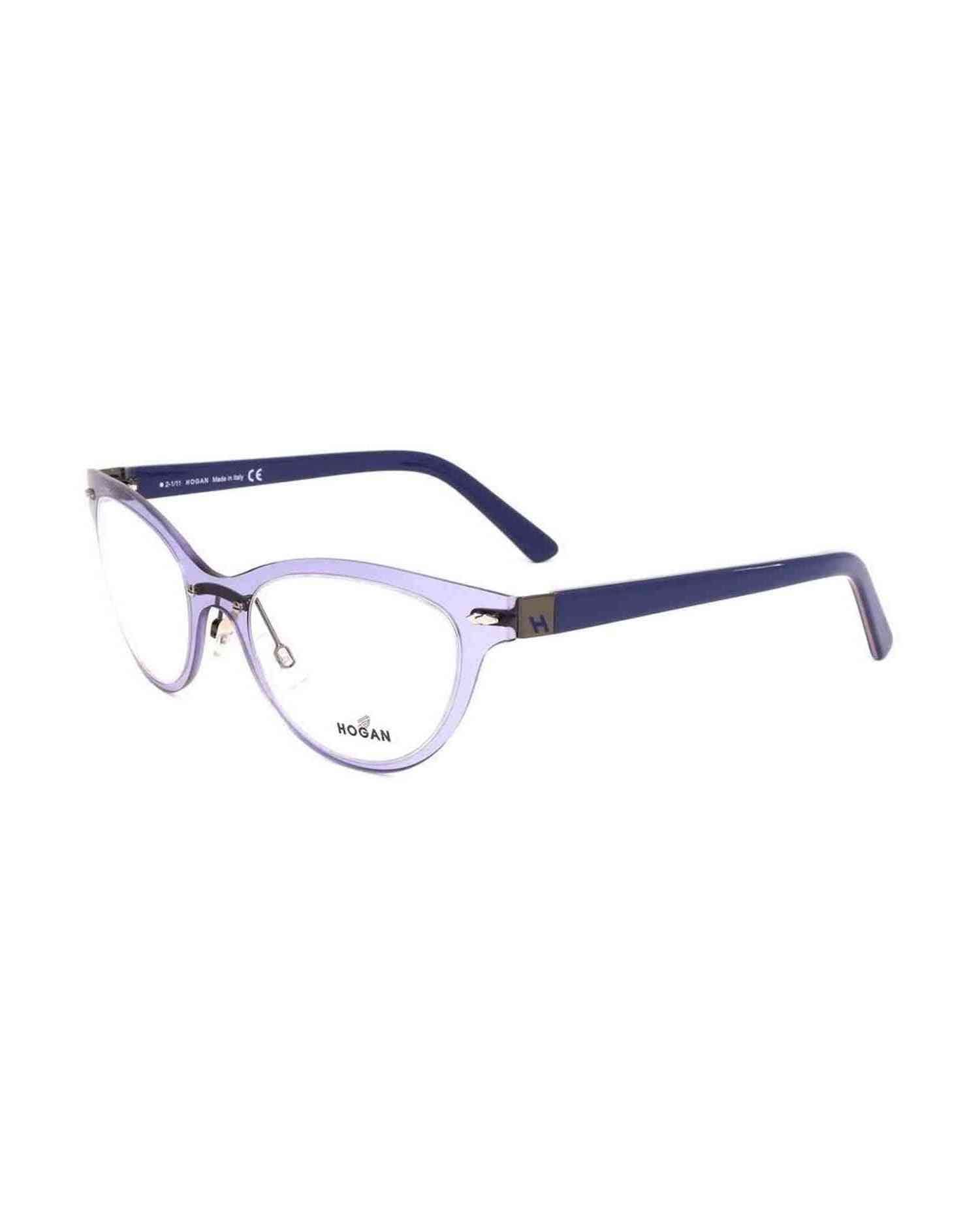 Hogan Plastic Light Blue Frame Eyeglasses