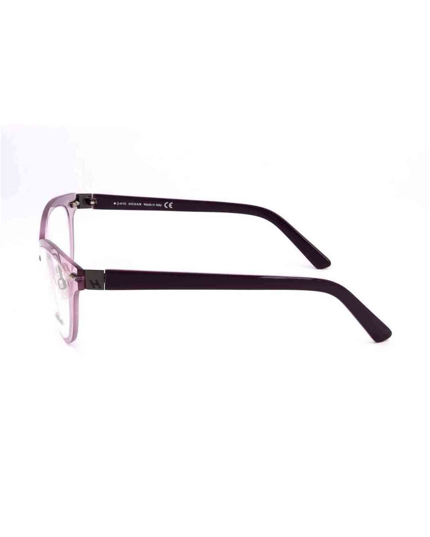 Hogan Plastic Purple Frame Eyeglasses