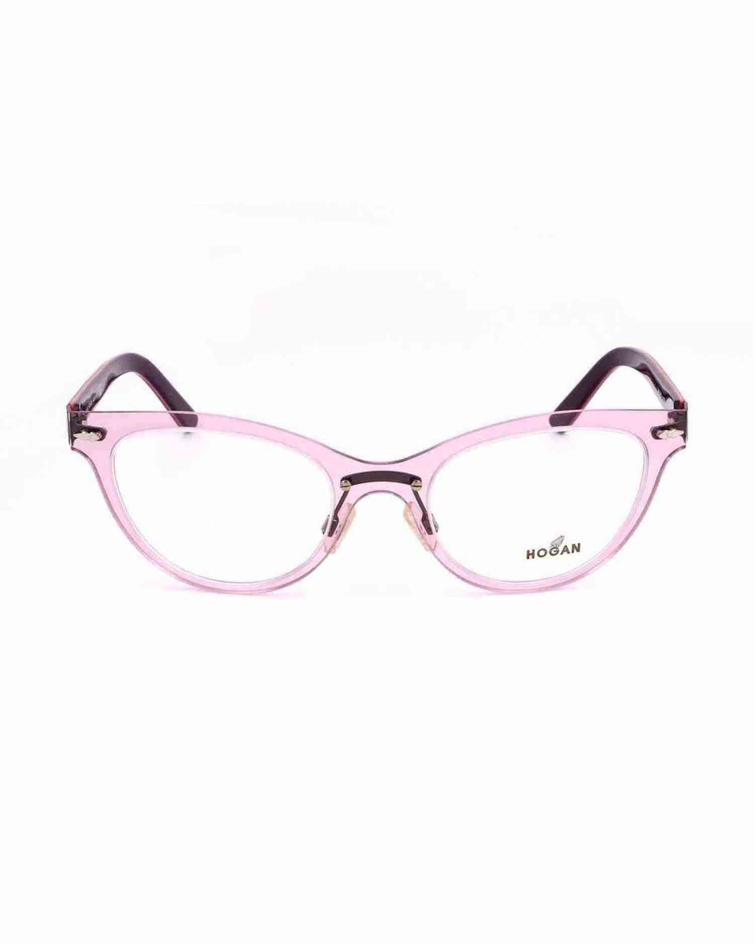 Hogan Plastic Purple Frame Eyeglasses