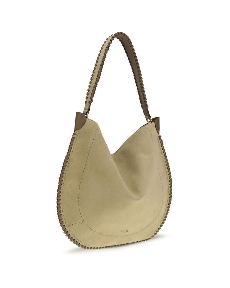 Isabel Marant Beige Calf Leather Bos Taurus Shoulder Bag