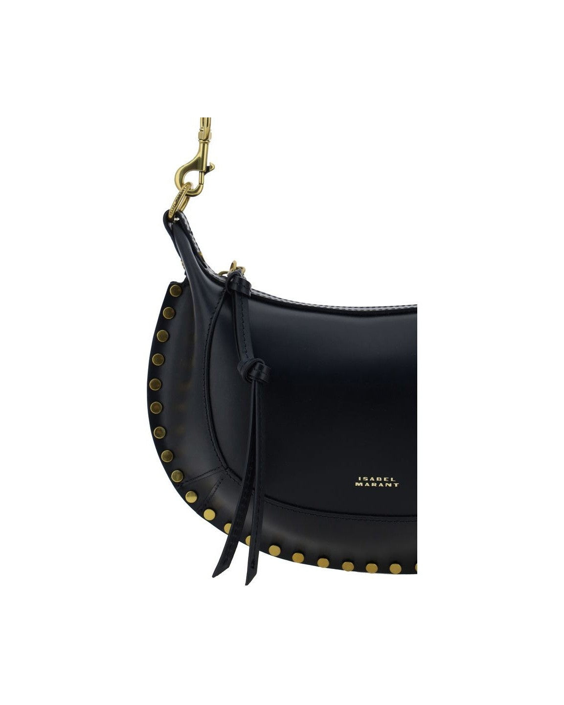 Isabel Marant Black Calf Leather Bos Taurus Shoulder Bag Glam Steals