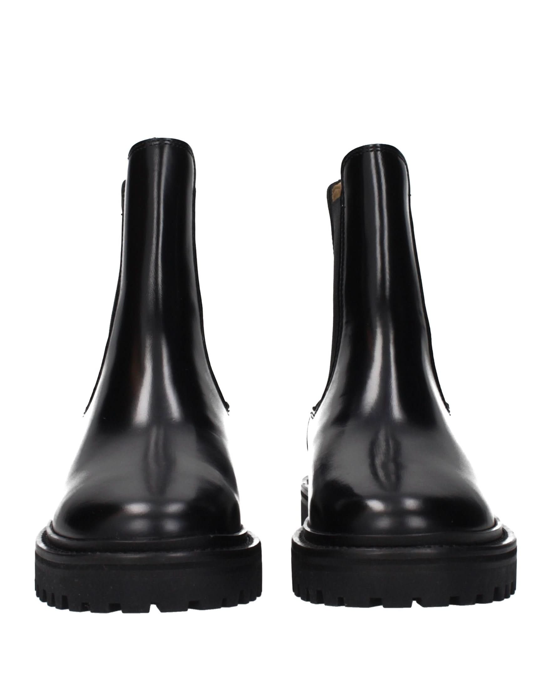 Isabel Marant Black Leather Ankle Boots Glam Steals