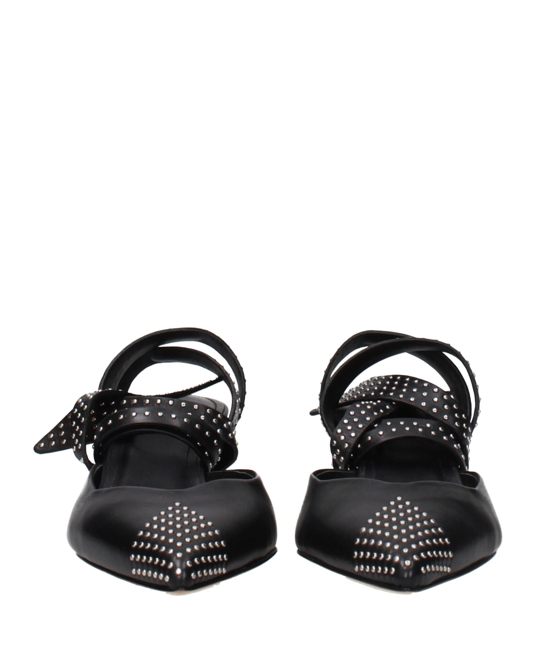 Isabel Marant Black Leather High Heel Pumps Glam Steals