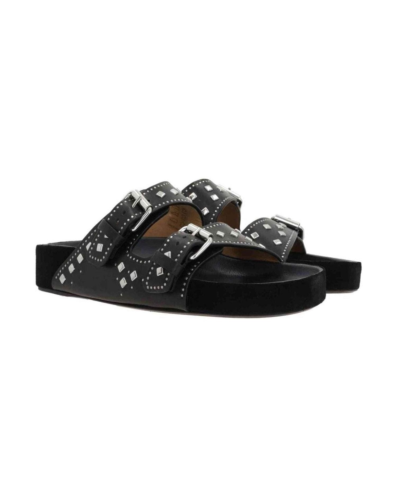 Isabel Marant Black Sandals Glam Steals