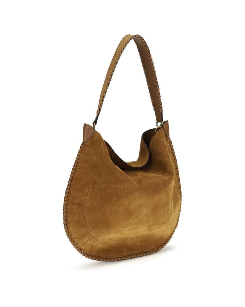 Isabel Marant Brown Calf Leather Bos Taurus Shoulder Bag