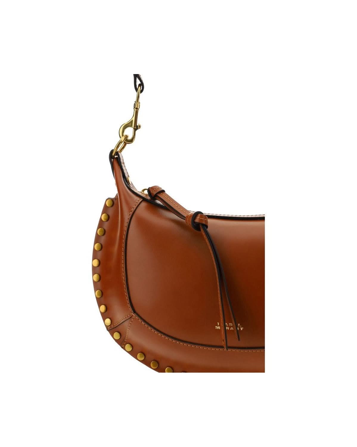Isabel Marant Brown Calf Leather Bos Taurus Shoulder Bag