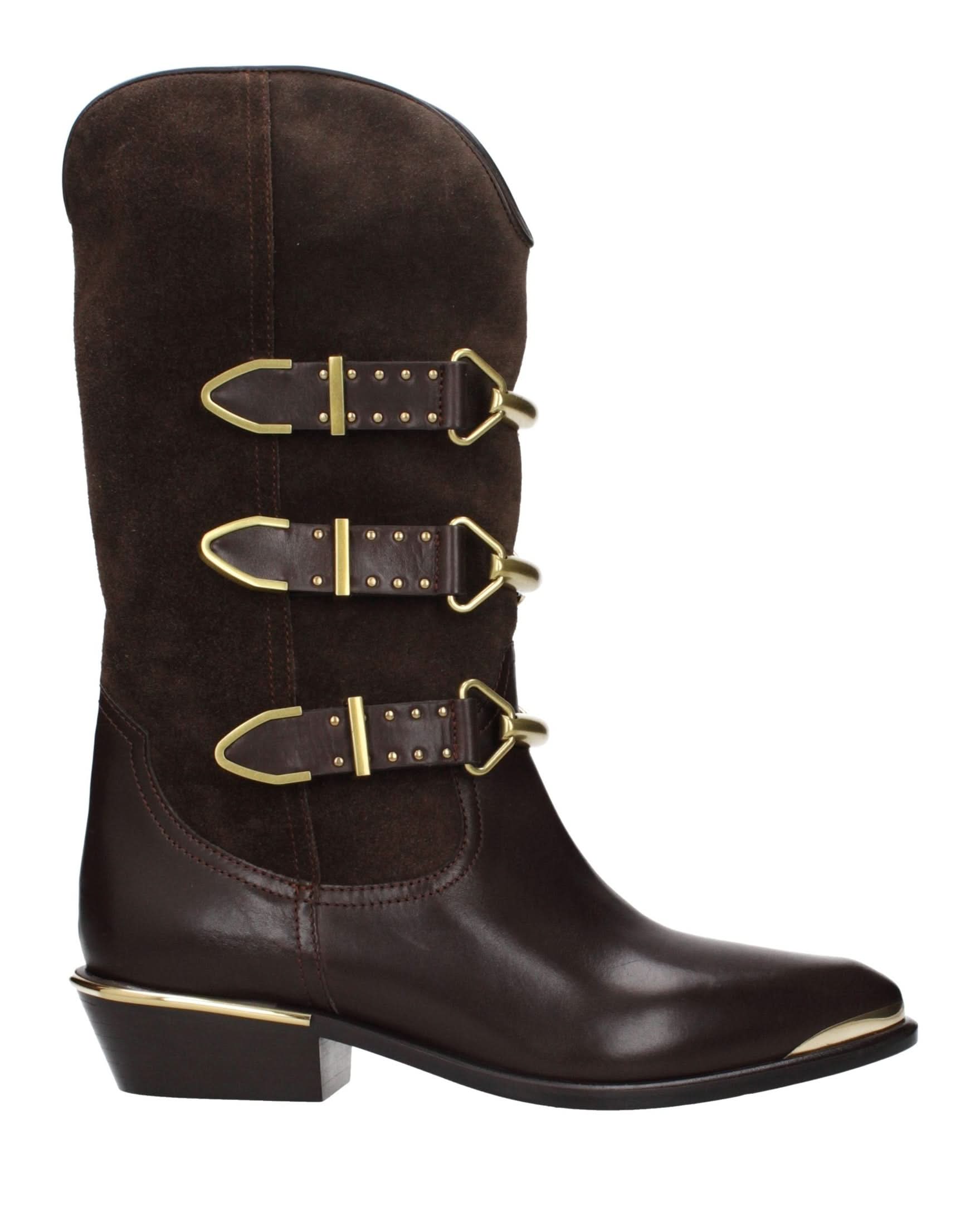 Isabel Marant Brown Leather Ankle Boots Glam Steals