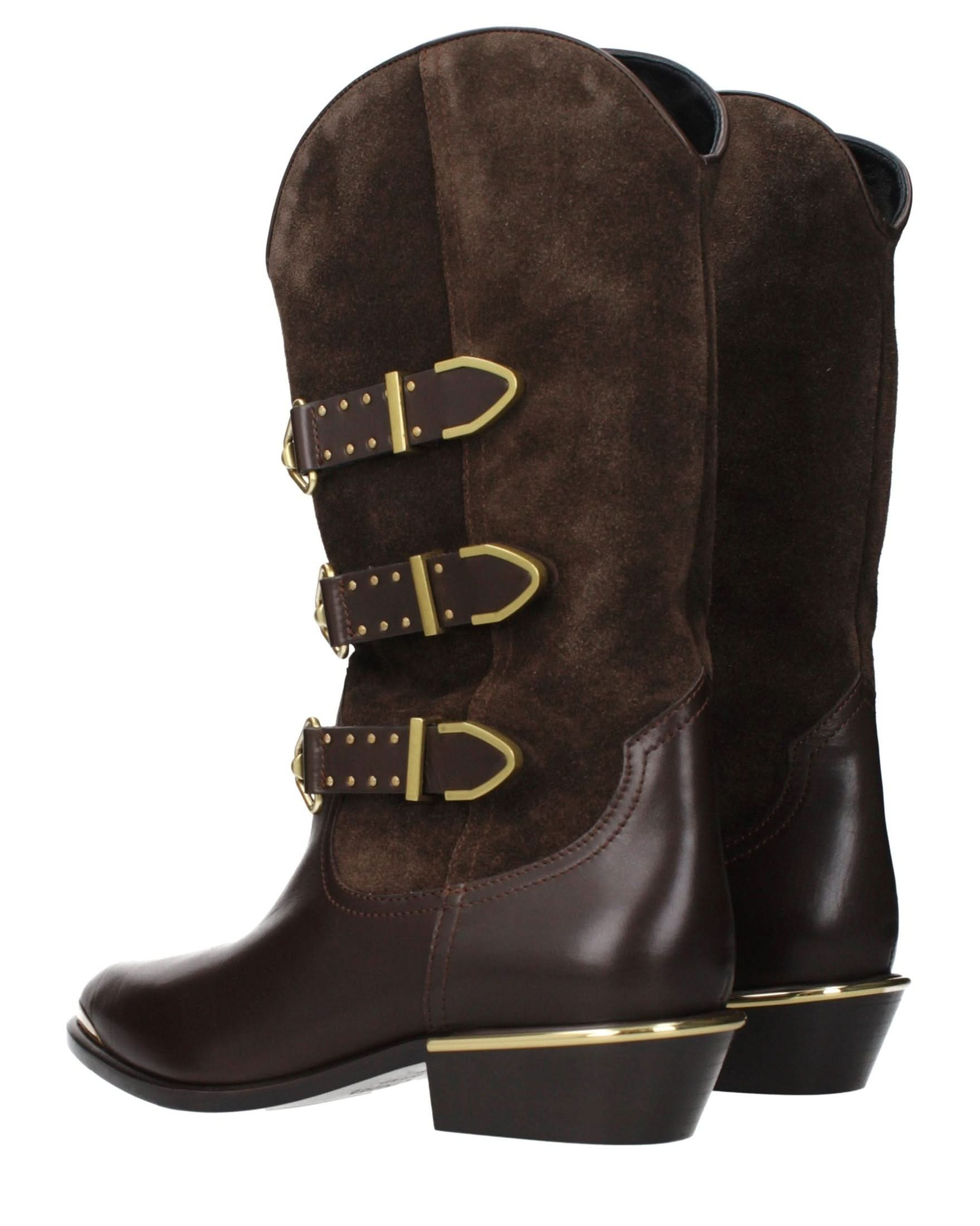 Isabel Marant Brown Leather Ankle Boots Glam Steals