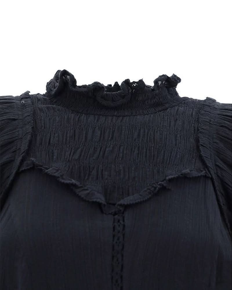 Isabel Marant Etoile Black Cotton Dress