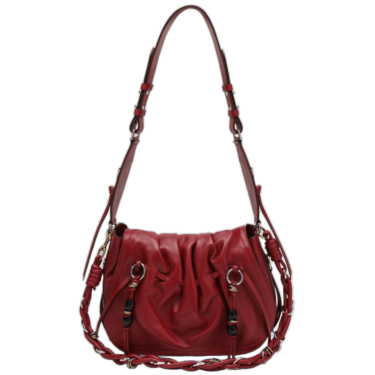Isabel Marant Red Leather Bolton Bag Glam Steals